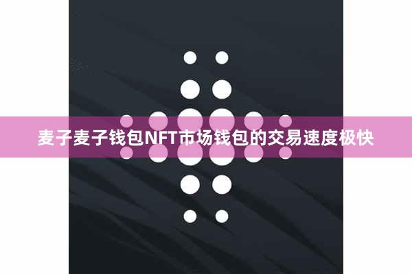 麦子麦子钱包NFT市场钱包的交易速度极快