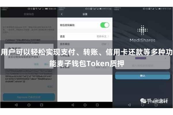 用户可以轻松实现支付、转账、信用卡还款等多种功能麦子钱包Token质押